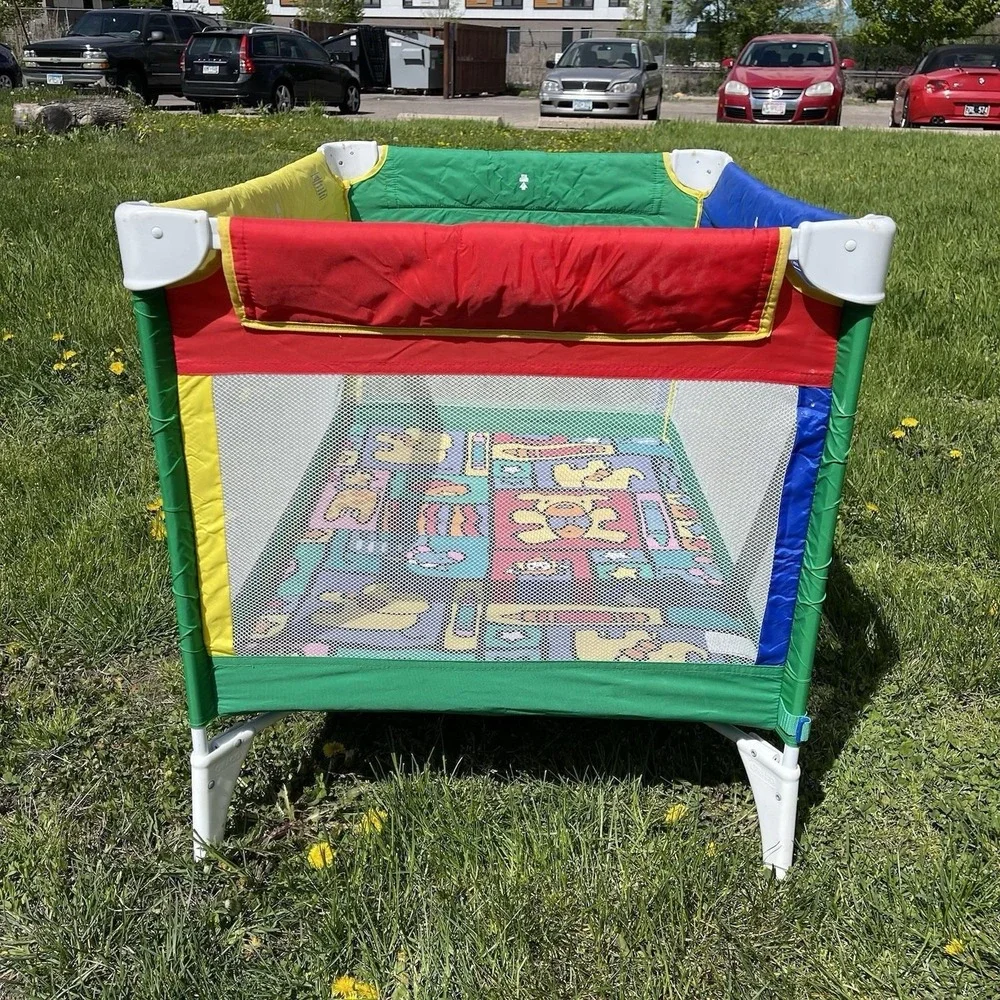Vintage 1990s‎ Graco Pack N Play Sport Playpen Baby Toddler With Carrying Bag